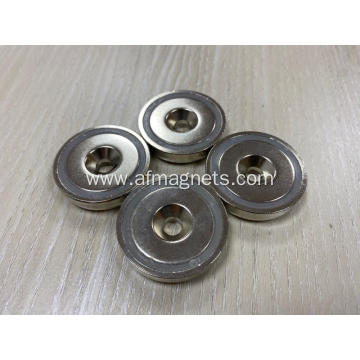 Encased Round Base Magnets